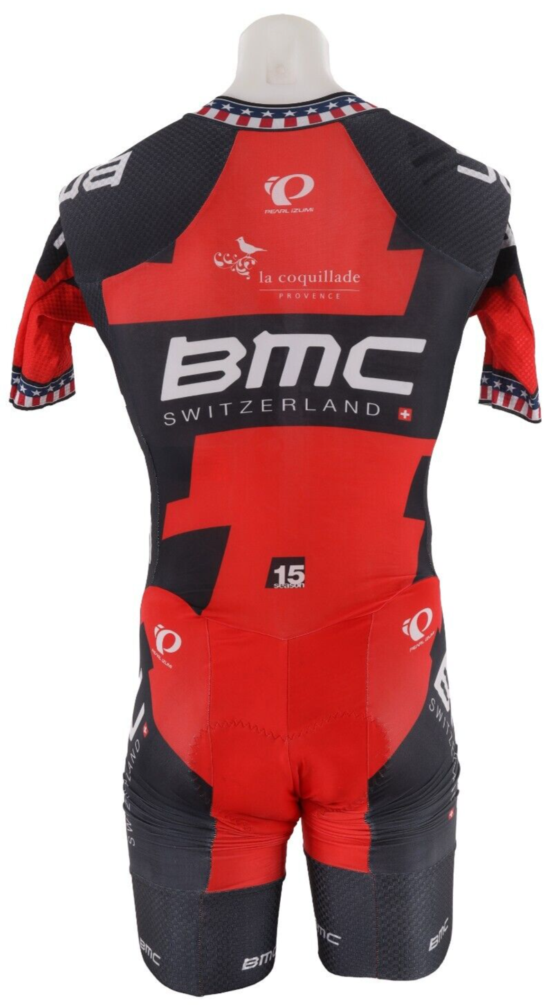 Pearl Izumi BMC Pro Cycling Team Short Slv Mach 5 Speedsuit Men MEDIUM USA Champ