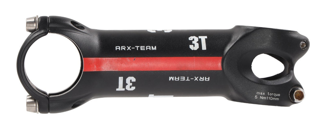 3T ARX Team Alloy Road Bike Stem 31.8x 110mm BLACK 6º Gravel 1 1/8" CX Race