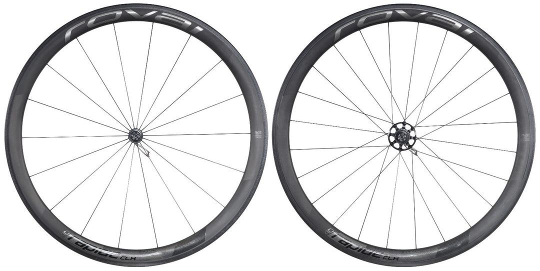 Roval Rapide CLX  40 Carbon Clincher Road Bike Wheelset Shimano HG 700c Rim QR