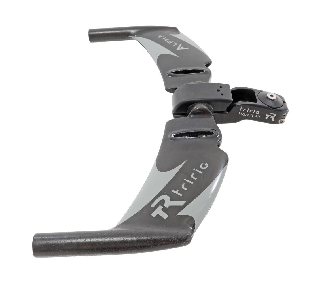 TriRig Alpha Carbon Aero Basebar Sigma XF Stem 90mm Extensions Triathlon TT Tri