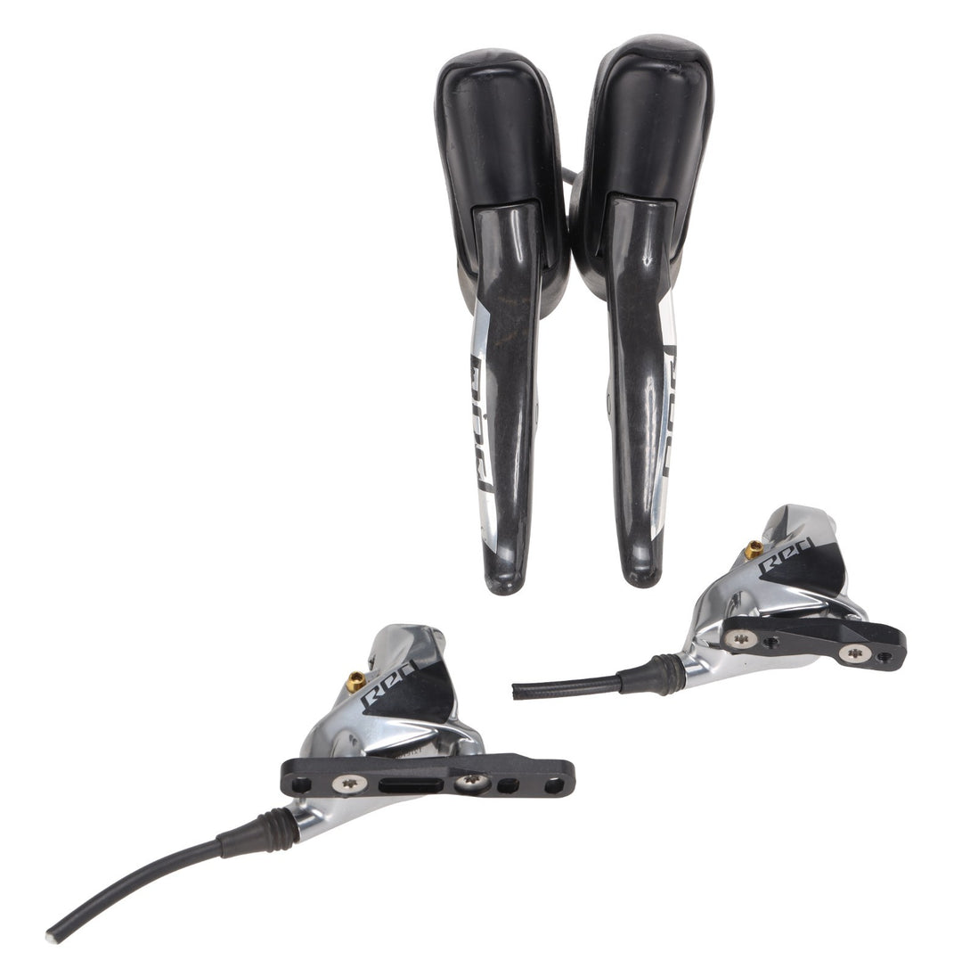 SRAM Red eTap AXS HRD 2x 12 Spd Road Bike Shifter SET w/ Calipers ED-RED-D1 Flat
