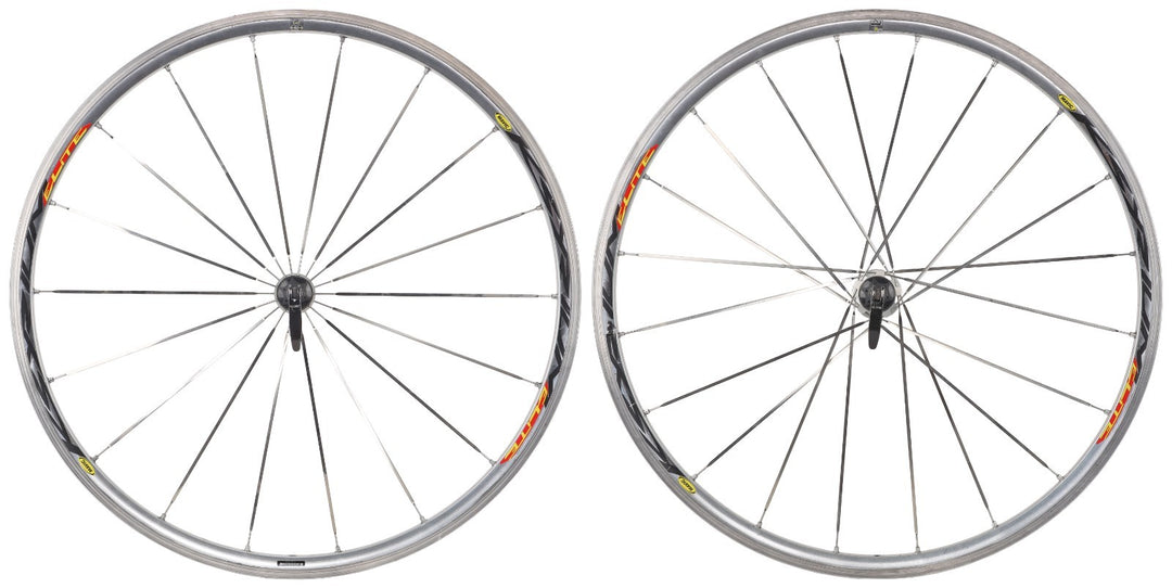 Mavic Ksyrium Elite Alloy Road Bike Clincher Wheelset 11 Spd Shimano 700c Rim QR