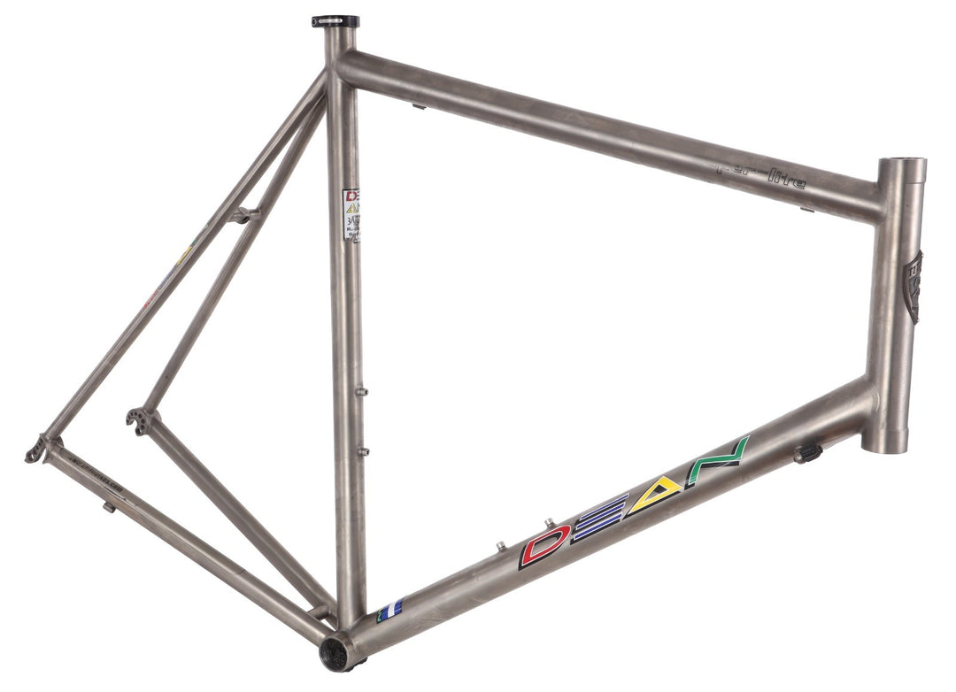 DEAN Bikes Super-Lite Titanium Road Bike Frame 62cm QR Rim Brake USA Gravel CX