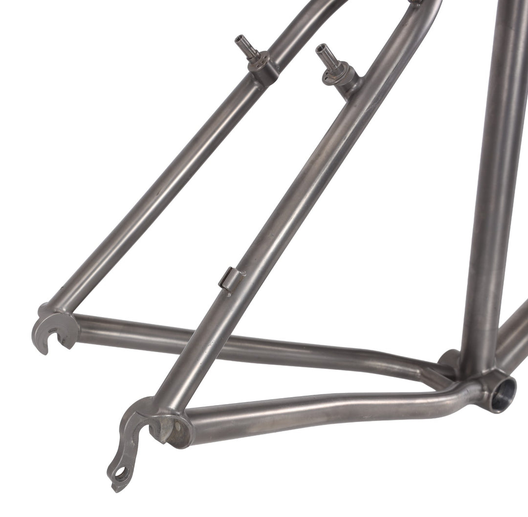 Moots YBBeat Titanium Softail Mountain Bike Frame 21" XL 30mm Rim Brake USA Ti