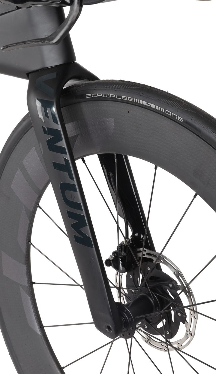 Ventum One Disc Carbon 2x12s TT/Triathlon Bike 51cm Black Zipp 808 SRAM AXS 2022