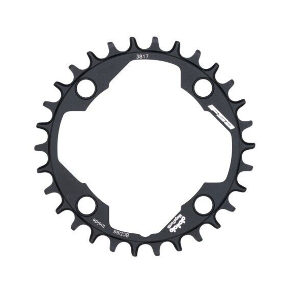 FSA PowerBox MTB Shimano 1x 12s MegaTooth Chainring 34T BCD96 4 Bolt WA804 2.8mm