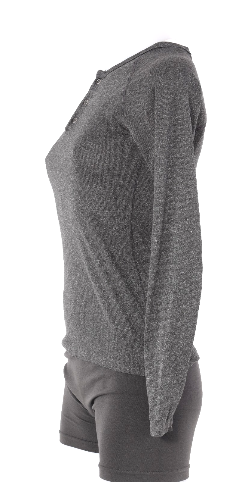 Velocio Merino 160 Long Sleeve Base Layer Women SMALL Heather Grey Wool Cycling