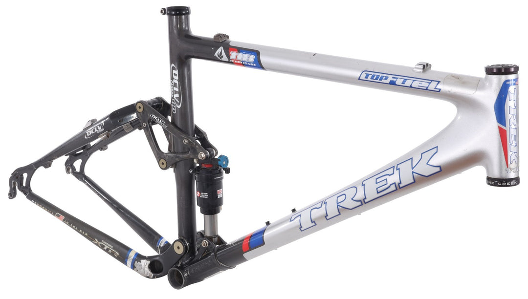 Trek Top Fuel Team Issue 110 OCLV Carbon Mtn Bike Frameset 26" LARGE Silver 2005