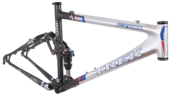 Trek Top Fuel Team Issue 110 OCLV Carbon Mtn Bike Frameset 26" LARGE Silver 2005