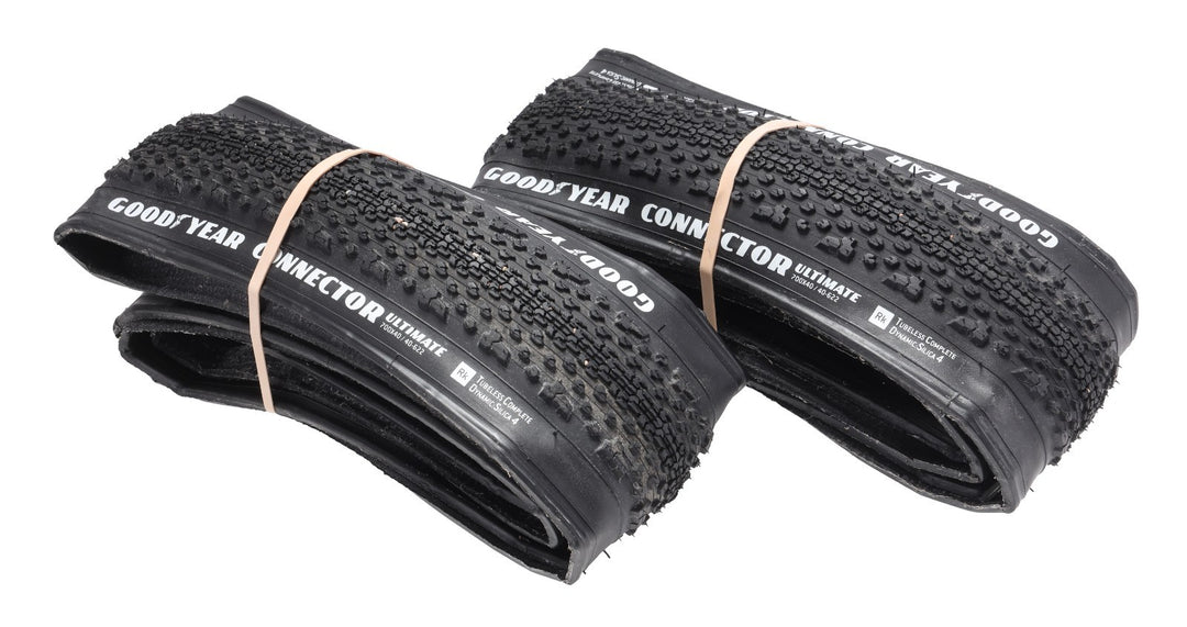 Goodyear Connector Ultimate Rk 700 x 40c Tubeless Gravel Bike Tire PAIR Black CX