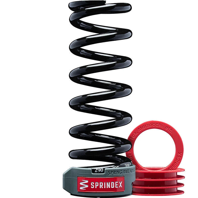 Sprindex Adjustable Coil Spring 75mm/3.0" Stroke 340-370 lb/in Mountain Bike