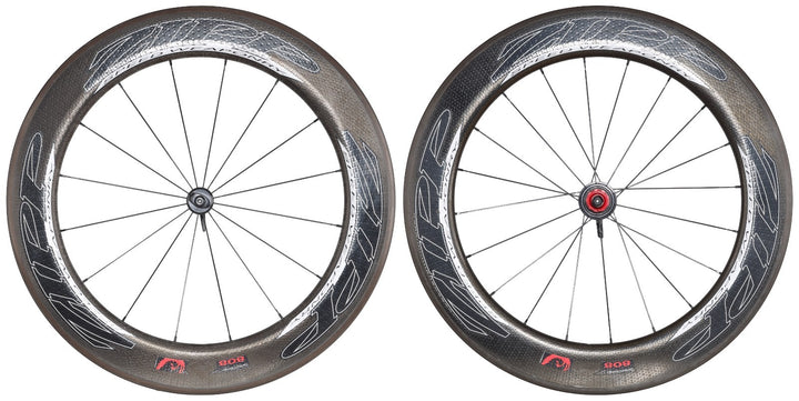 Zipp 808 Firecrest Carbon Road Bike Clincher Wheelset 11 Spd 700c QR Rim Brake