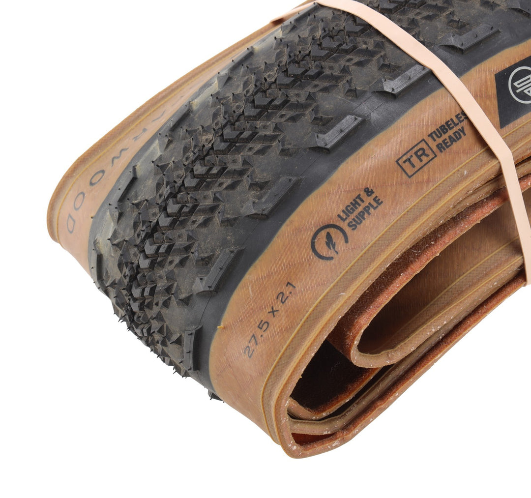 Teravail Sparwood TL Gravel Bike Tires 27.5 x 2.1" 1 PAIR TAN WALL Adventure