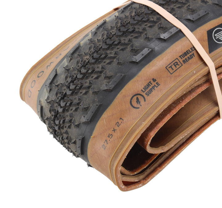 Teravail Sparwood TL Gravel Bike Tires 27.5 x 2.1" 1 PAIR TAN WALL Adventure