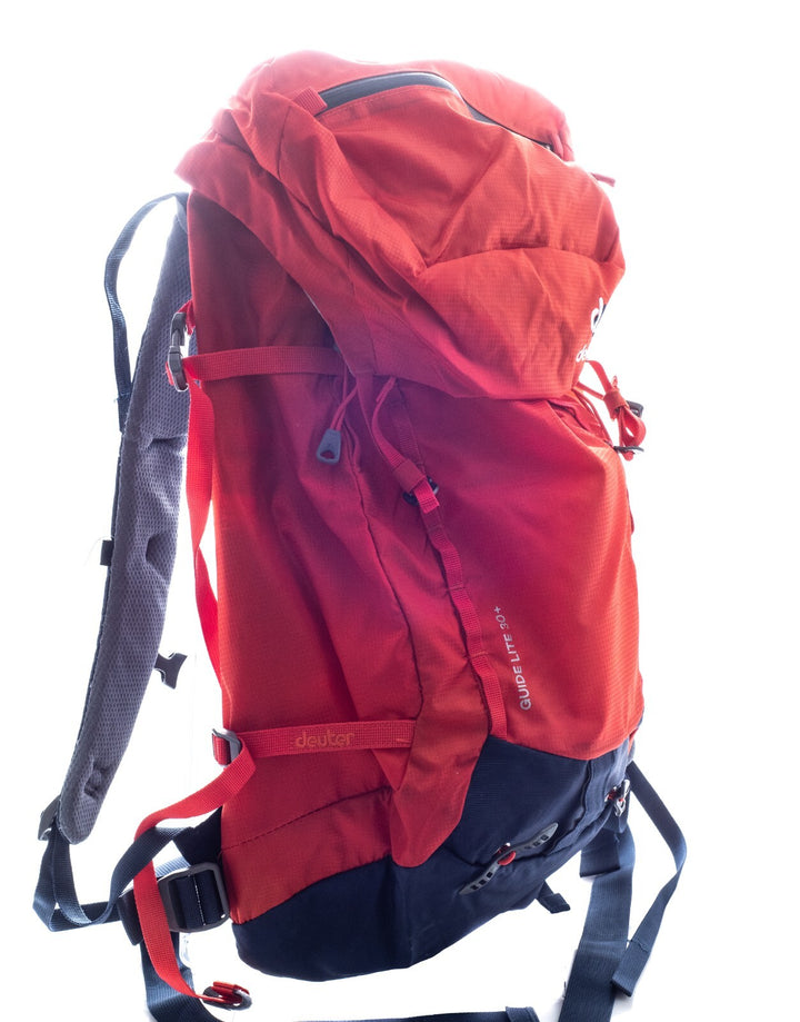 Deuter Guide Lite 30+ Mountaineering Backpack Cycling Commuter Pack Papaya-Navy