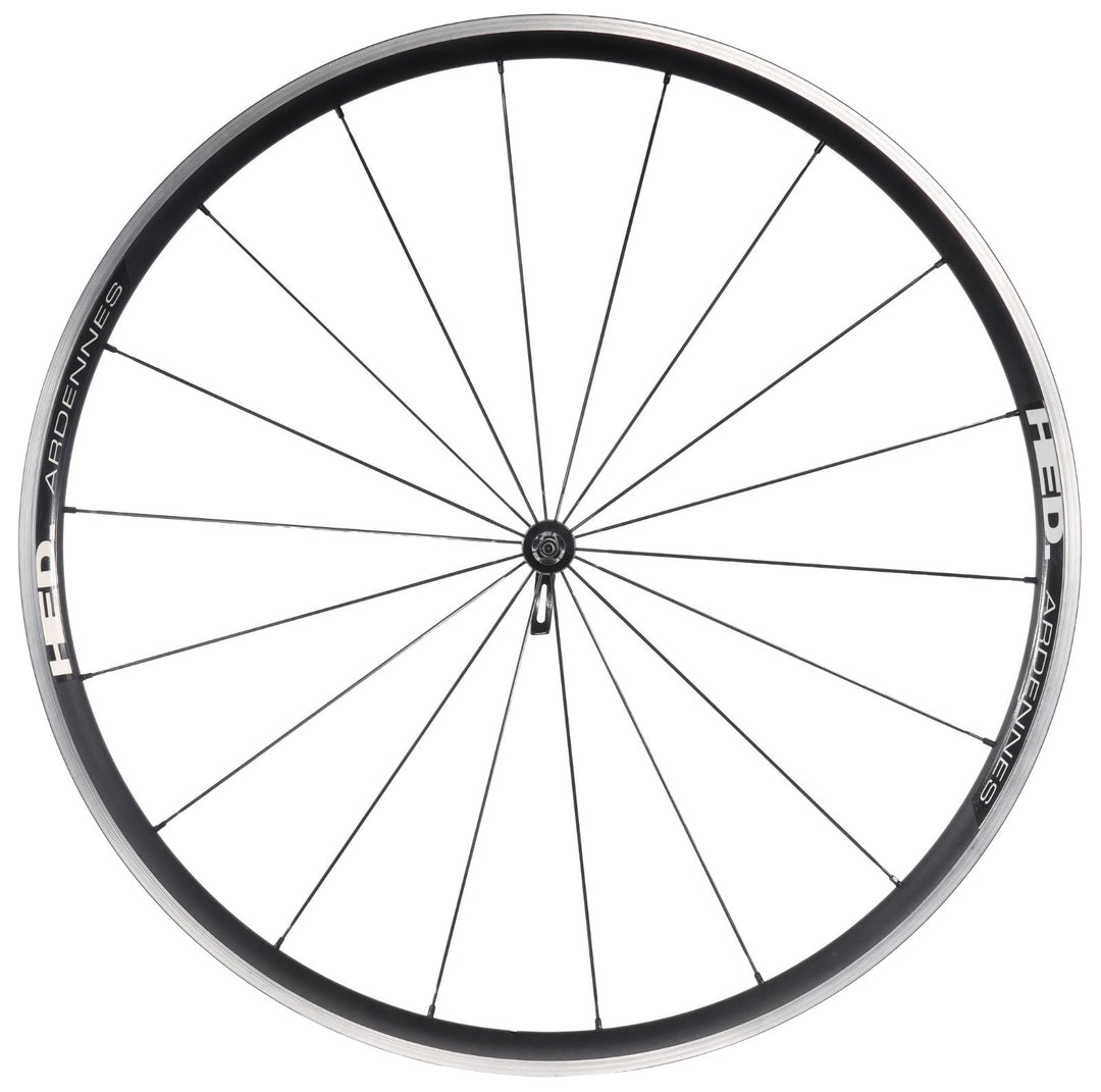 HED Ardennes Alloy Clincher Road Bike FRONT Wheel 700c QR Rim Brake Radial Race