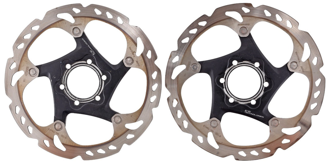 Shimano Deore XT SM-RT86-S PAIR Mountain Bike Disc Brake Rotor 160mm 6 Bolt XC
