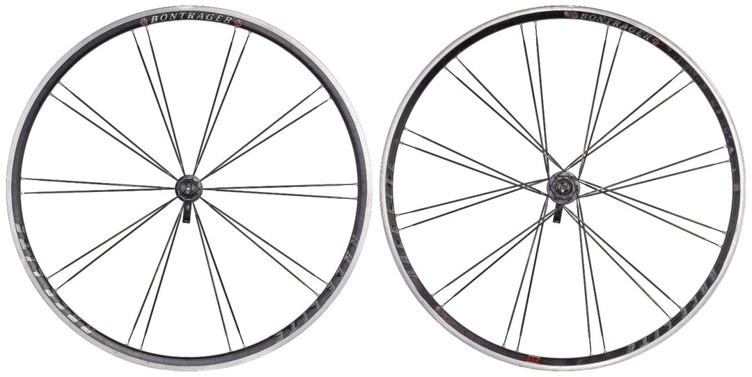 Bontrager Race Lite Alloy Clincher Road Bike Wheelset Shimano 10 Spd Rim QR 700c