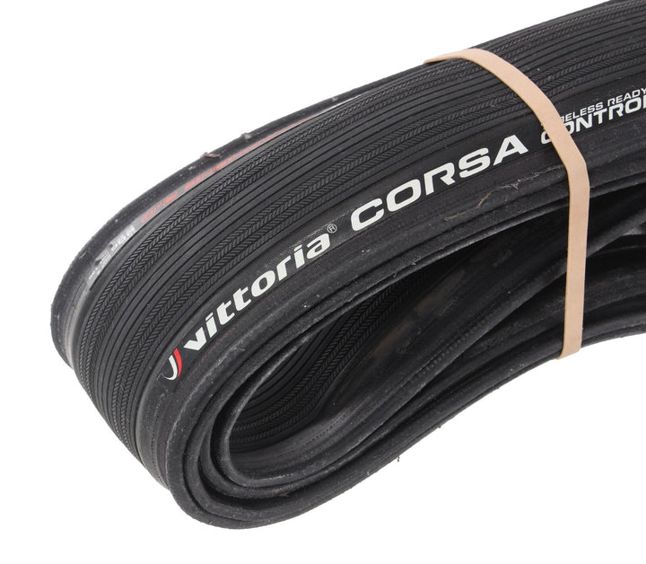 Vittoria Corsa Control Tubeless Road Bike Tire 700 x 25c 1 PAIR G2.0 BLACK Race