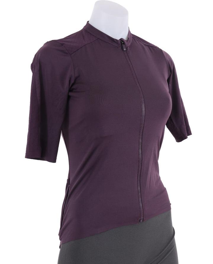 Rapha Souplesse Aero Short Sleeve Jersey Women MEDIUM Purple Road Bike Gravel