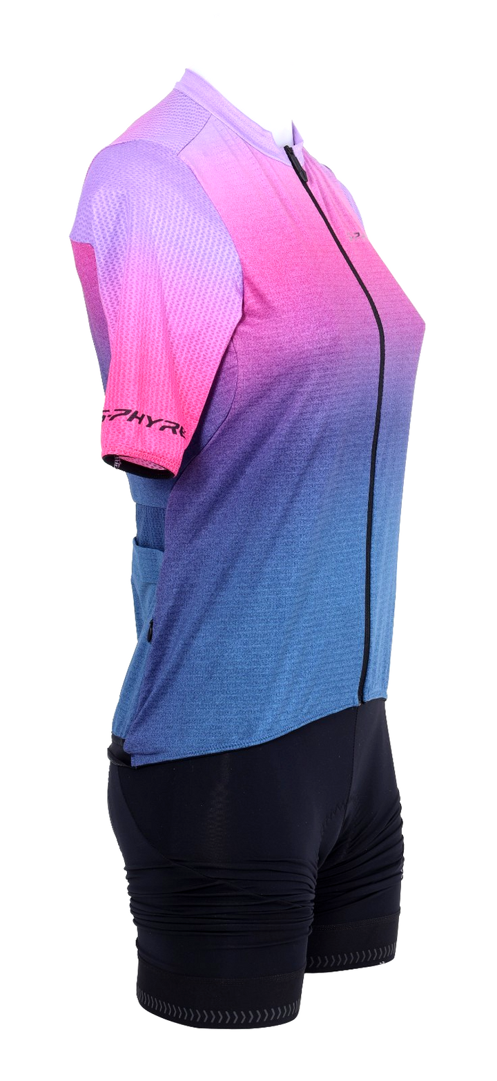 Shimano S-PHYRE Leggera Short Sleeve Cycling Kit SMALL Women Purple Road Bike