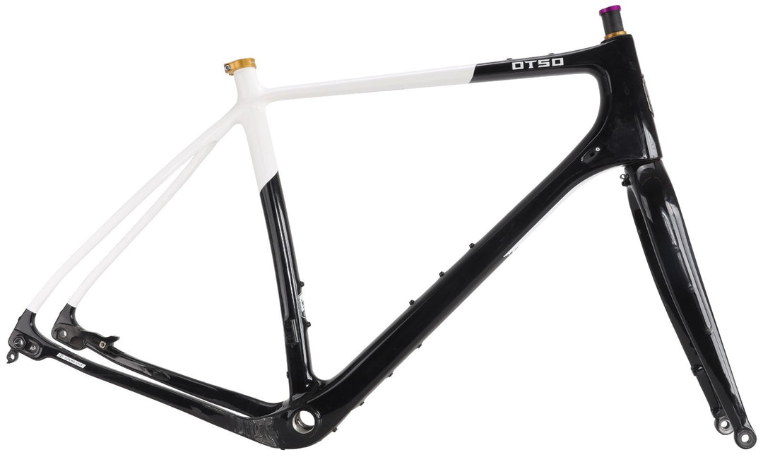 Otso Cycles Waheela C Carbon Gravel Bike Disc Frameset XL BLACK/WHITE 700c 2022