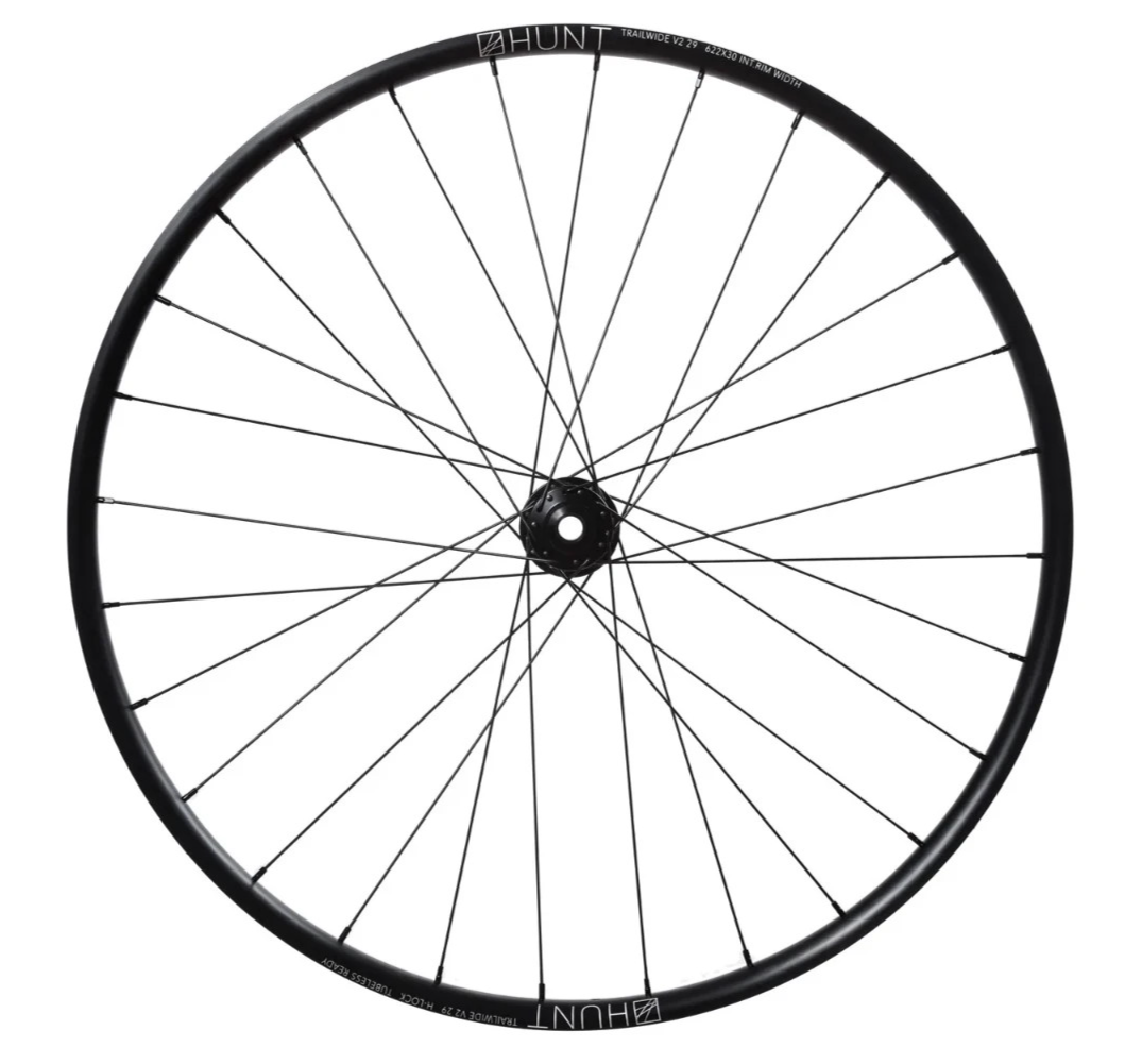 HUNT Trail Wide V2 MTB 29" Alloy Mtn Bike FRONT Wheel 6 Bolt Disc 15x 110mm MTB