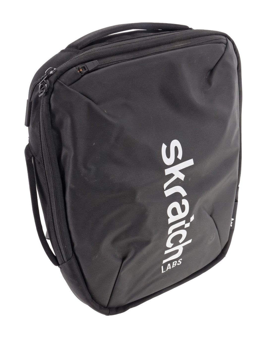 Aer Slim Pack BLACK Backpack 12L w/ skratch Labs Logo Travel Storage Flying