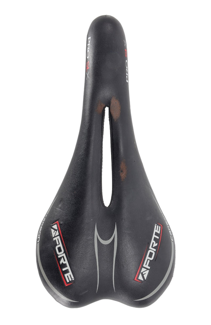 Forte PRO SLX Carbon Shell Road Bike Saddle 130mm 7x 7mm Titanium