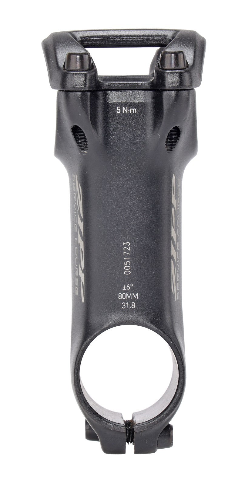 Zipp Service Course SL Alloy Road Bike Stem 31.8 x 80mm 6º 1 1/8" Black Gravel