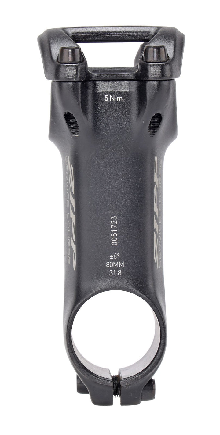 Zipp Service Course SL Alloy Road Bike Stem 31.8 x 80mm 6º 1 1/8" Black Gravel