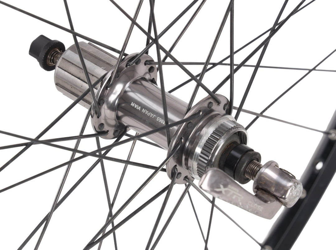 Mavic X717 Disc 26" XTR M965 Alloy Clincher Mtn Bike Wheelset Shimano 9/10 Sp QR