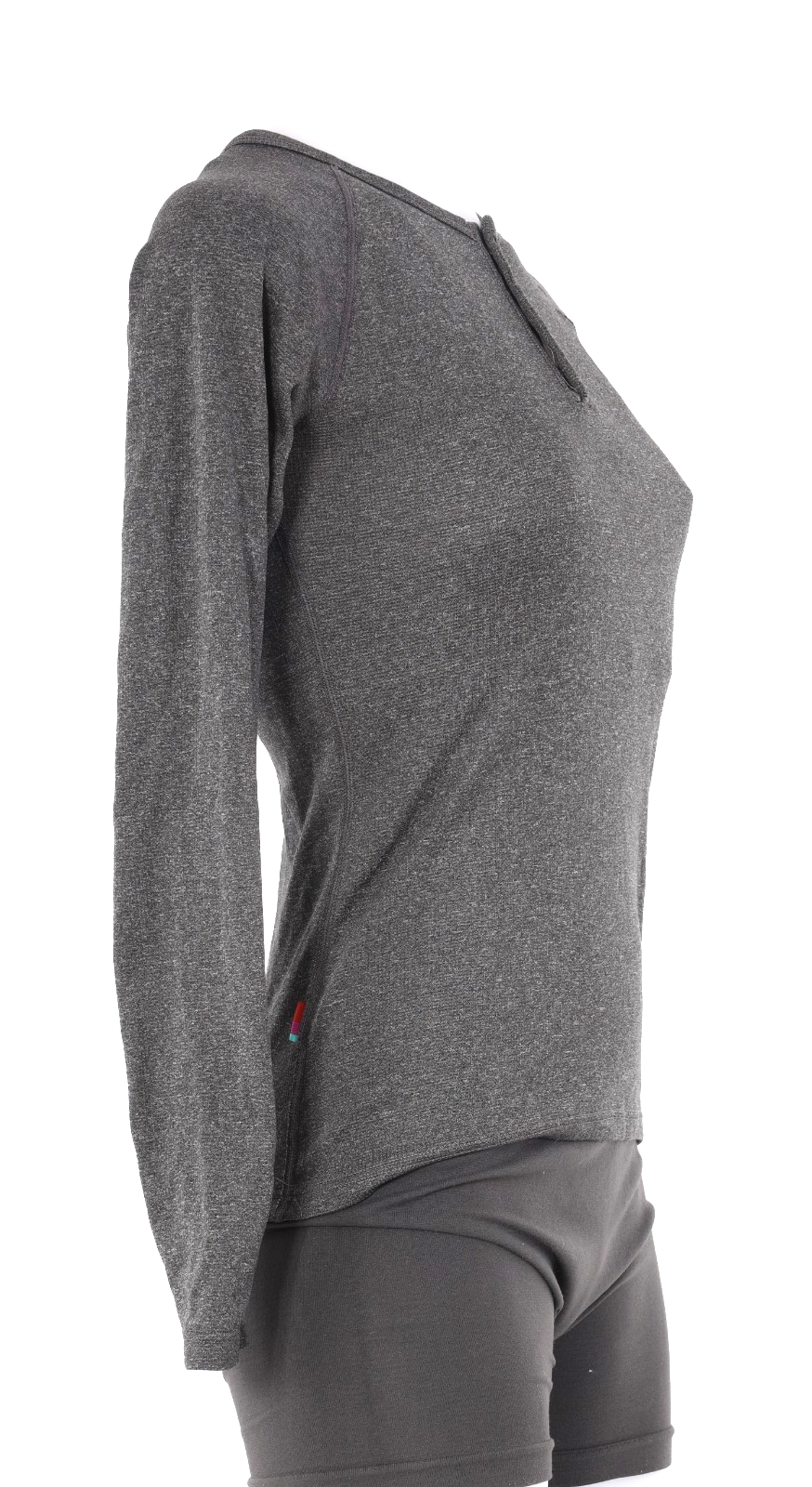 Velocio Merino 160 Long Sleeve Base Layer Women SMALL Heather Grey Wool Cycling