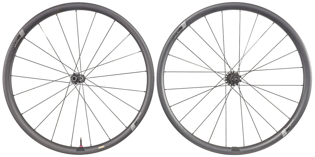 Vision SC 30 Carbon TLR Disc Road Bike Wheelset Tubeless Shimano 11s 700c