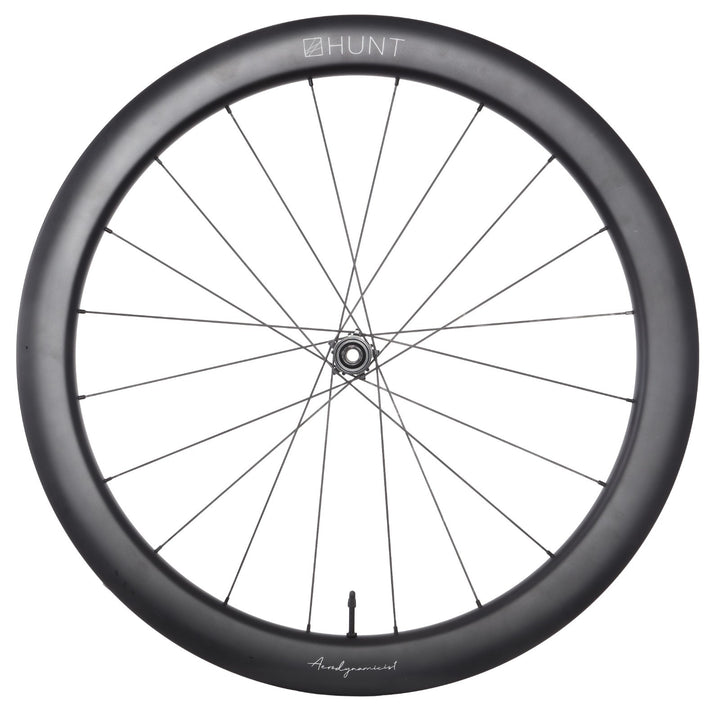 HUNT 54 Aerodynamicist Carbon Disc CL Tubeless 12x 100 Road FRONT Wheel 700c EZO