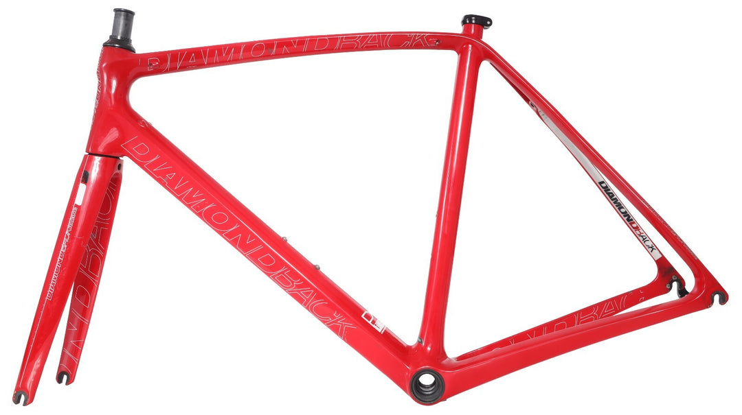 Diamondback DBR Podium 7 Carbon Road Bike Frame MEDIUM 56cm Red 700c QR Rim 2013