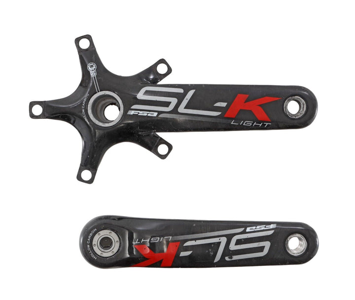 FSA SL-K Light 2x 11 Spd Hollow Carbon Road Bike Crankset 172.5mm BB30 NO RINGS