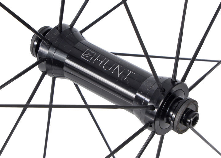 HUNT Race Aero Wide Alloy Road Wheelset Tubeless Shimano 11s 700c QR Rim Brake