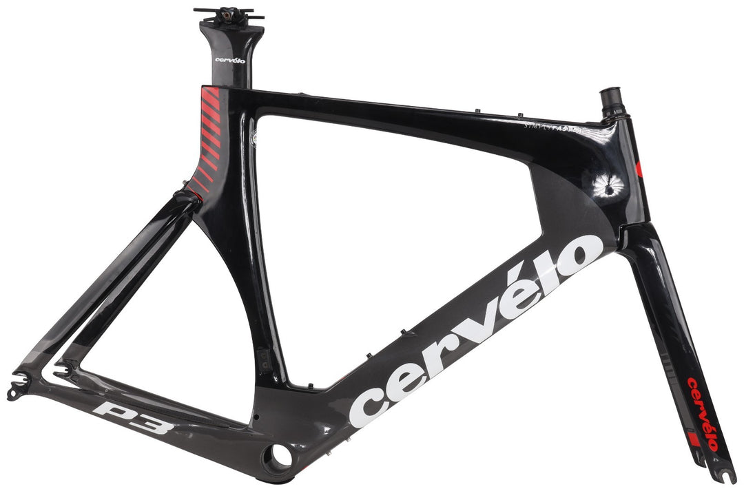 Cervelo P3 Carbon Aero Time Trial Bike Frameset 58cm BLACK/GREY 700c Rim QR 2018