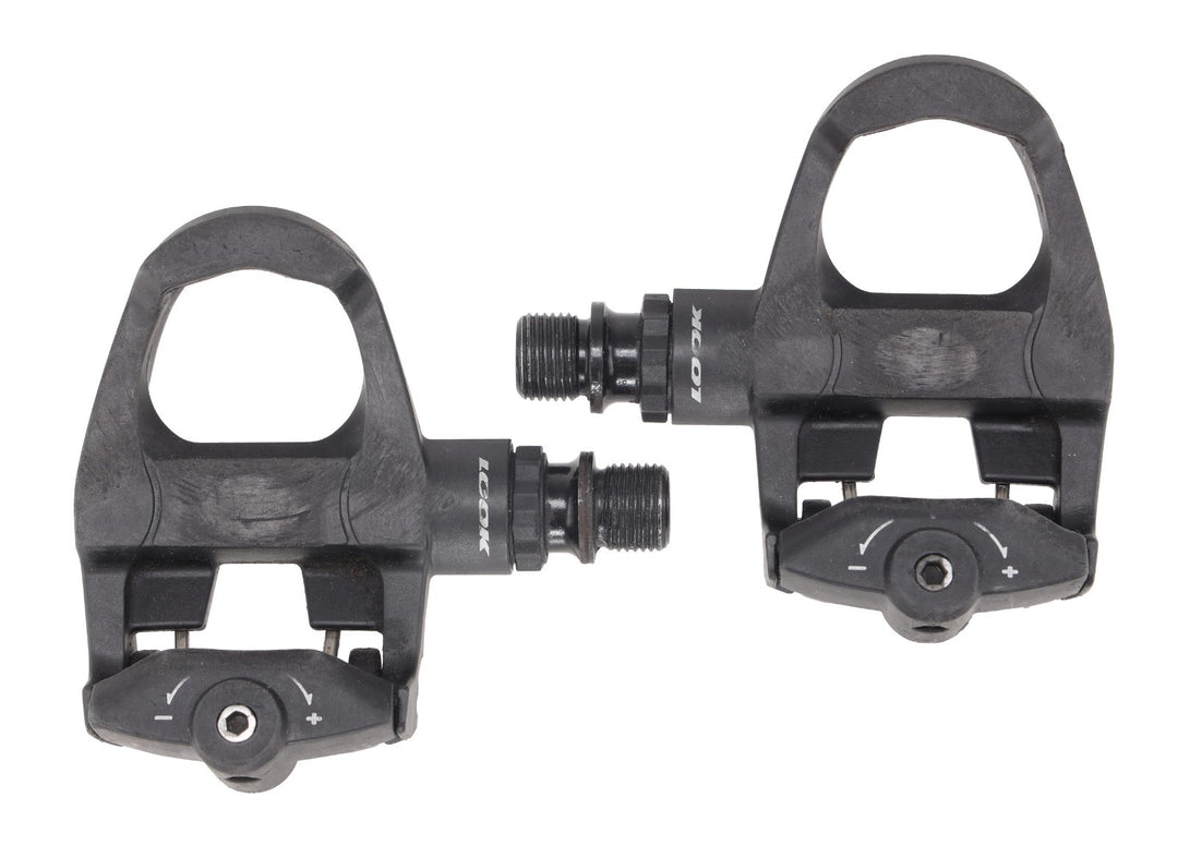 Look Keo Carbon Clipless Road Bike Pedals 3-Bolt w/New 9º Cleats Triathlon Race