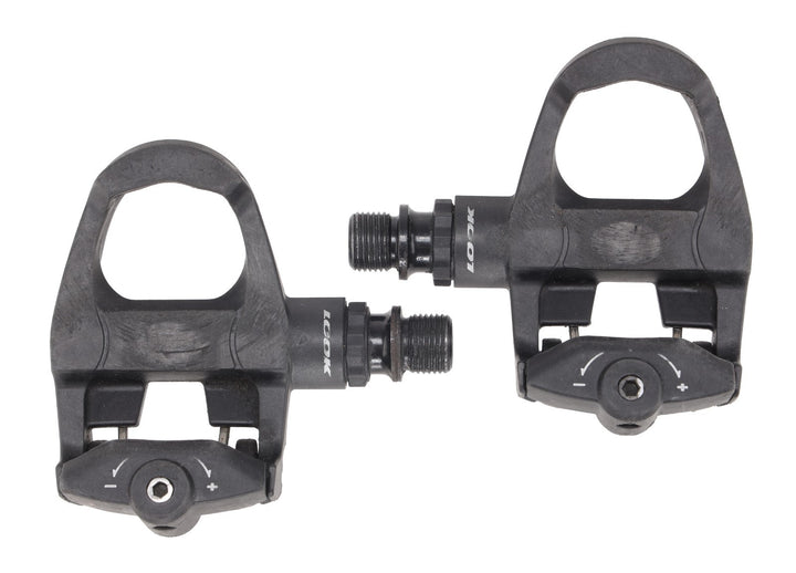 Look Keo Carbon Clipless Road Bike Pedals 3-Bolt w/New 9º Cleats Triathlon Race