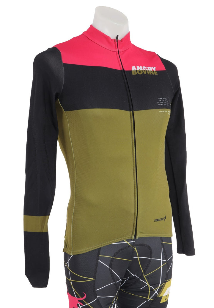 Panache Angry Bovine Short Slv Pro Air Road Cycling Kit Men S/M Mustard Gravel
