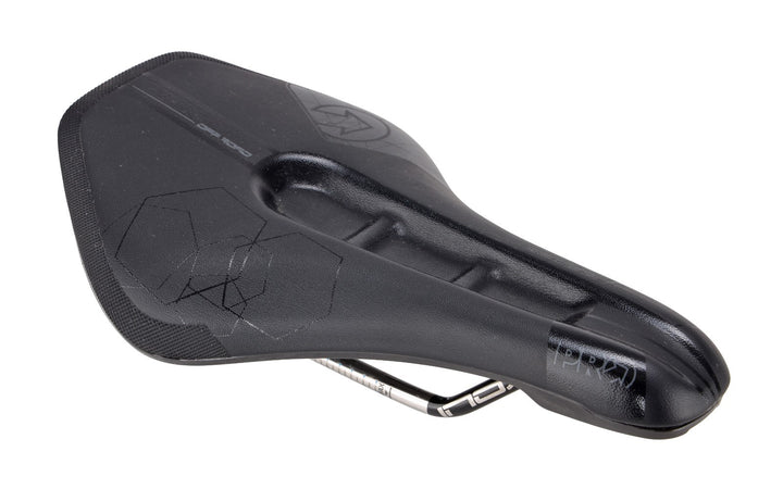 PRO Stealth Off Road Carbon Mountain Bike Saddle 142mm 7 x 7mm INOX Rail Black