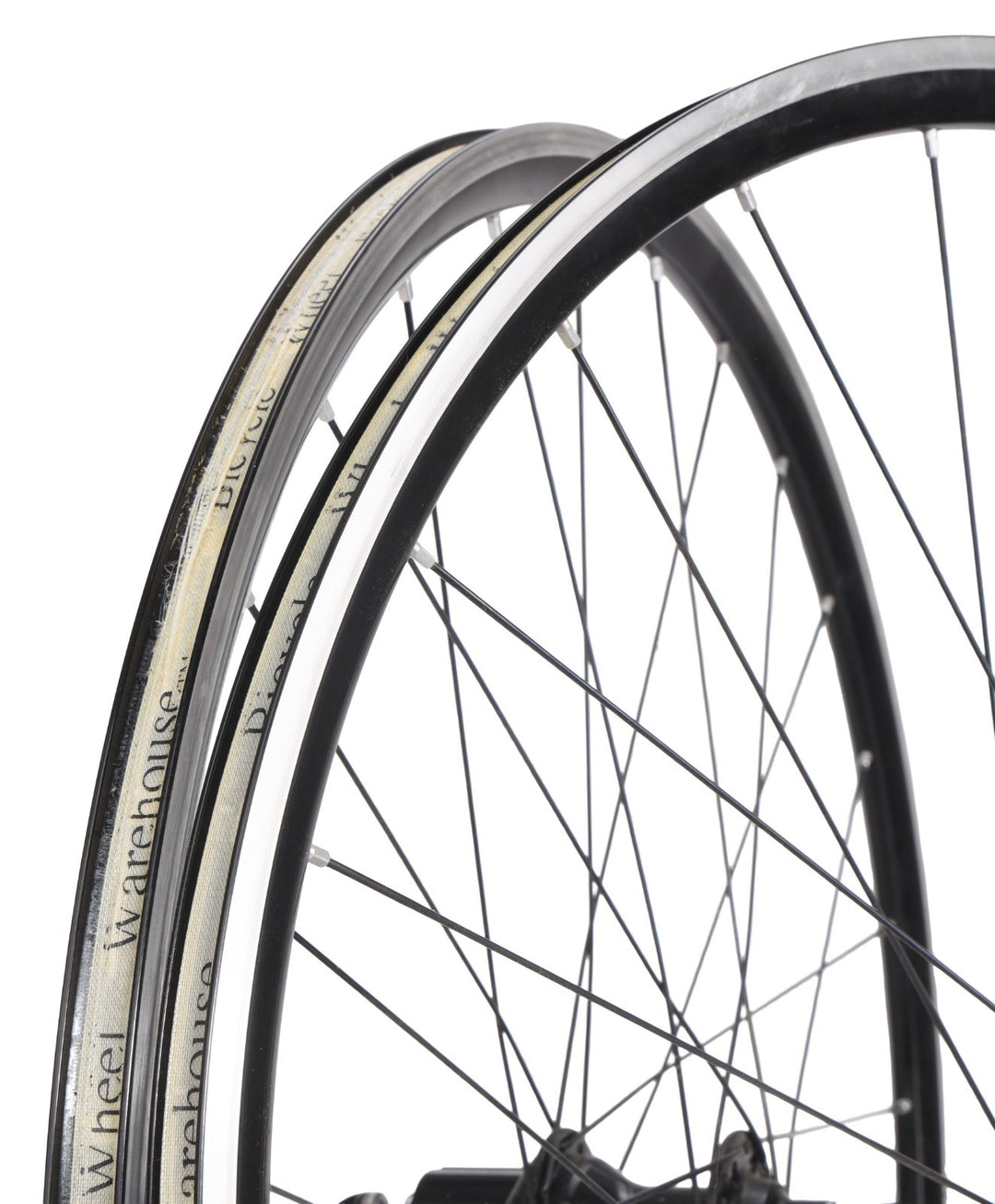 Bicycle Wheel Warehouse Pure Alloy Clincher Road Bike 10 Sp Wheelset 700c Rim QR