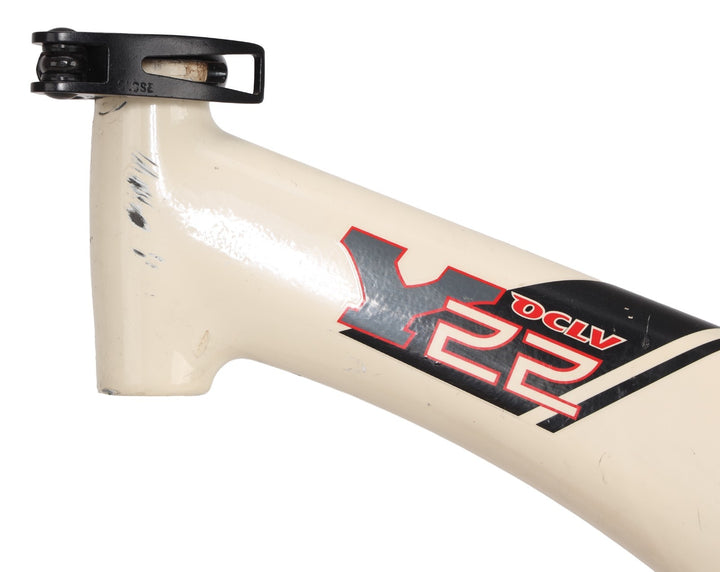 Trek Y22 OCLV Carbon Mtn Bike Frameset 26" LG 19.5" CREAM V-Brake 1997 FOR PARTS