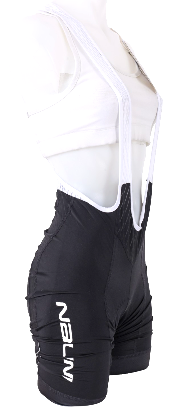 Nalini Linea Team Cycling Bib Shorts Women MEDIUM Black Road Bike Gravel