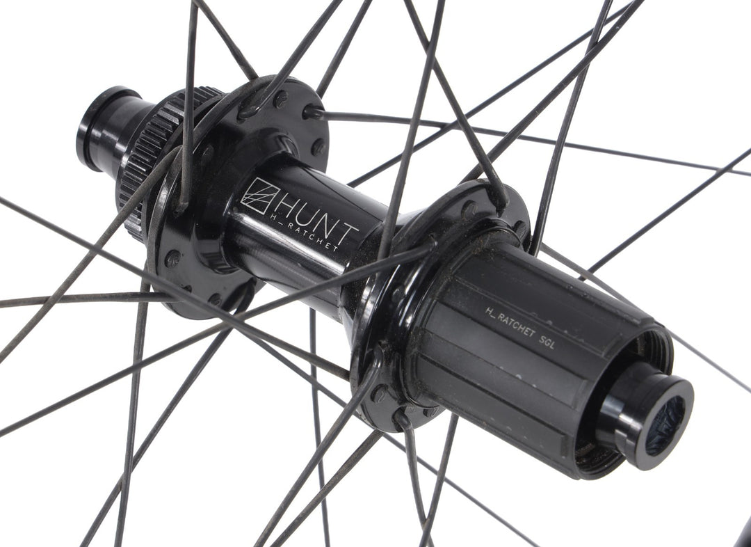 HUNT 50 Carbon Disc Tubeless Road/Gravel Bike REAR Wheel Shimano 11 Spd 700c CX