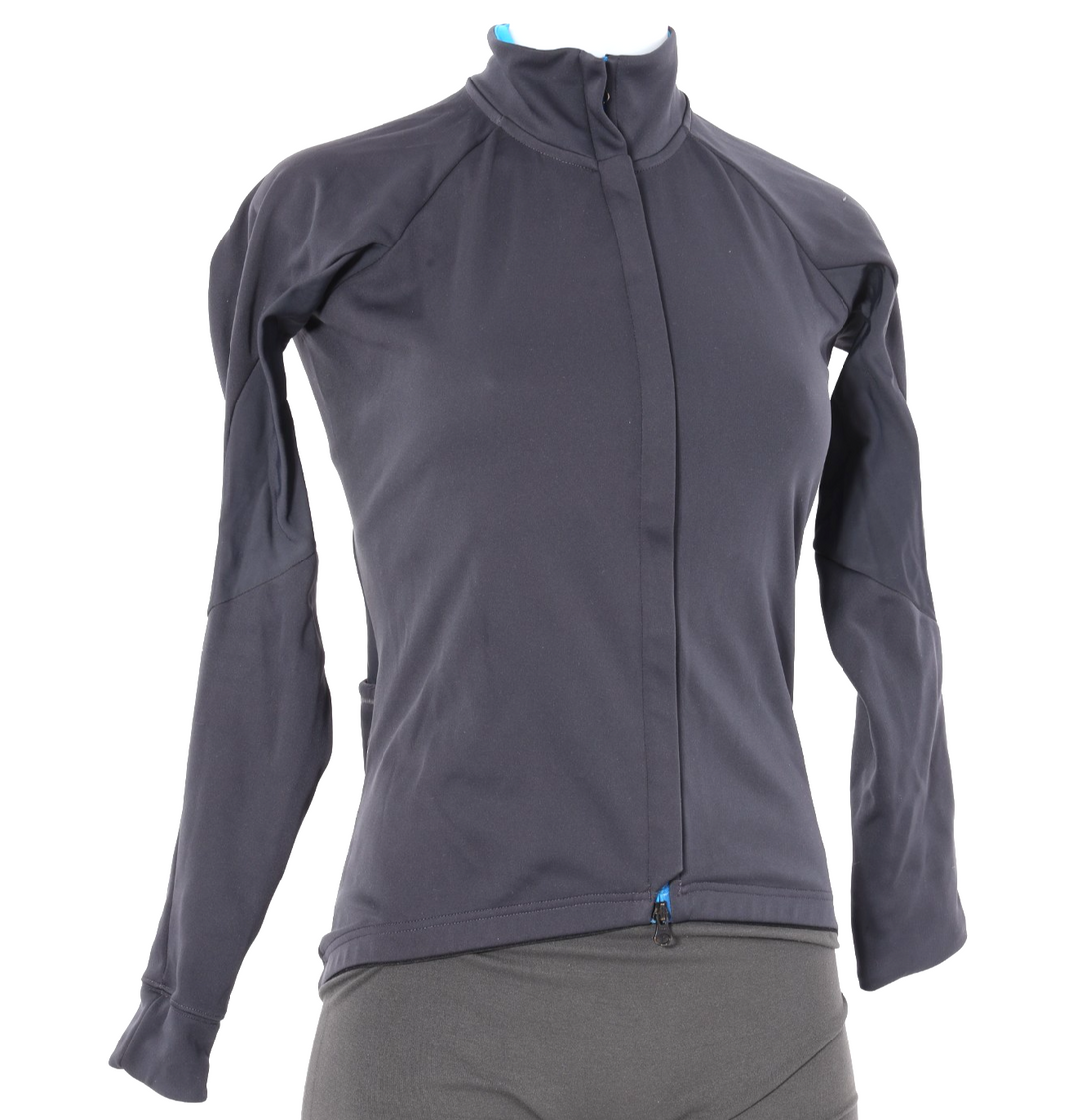 Velocio ES Insulated Cycling Jacket Women SMALL Gray Road Bike Gravel Mountain