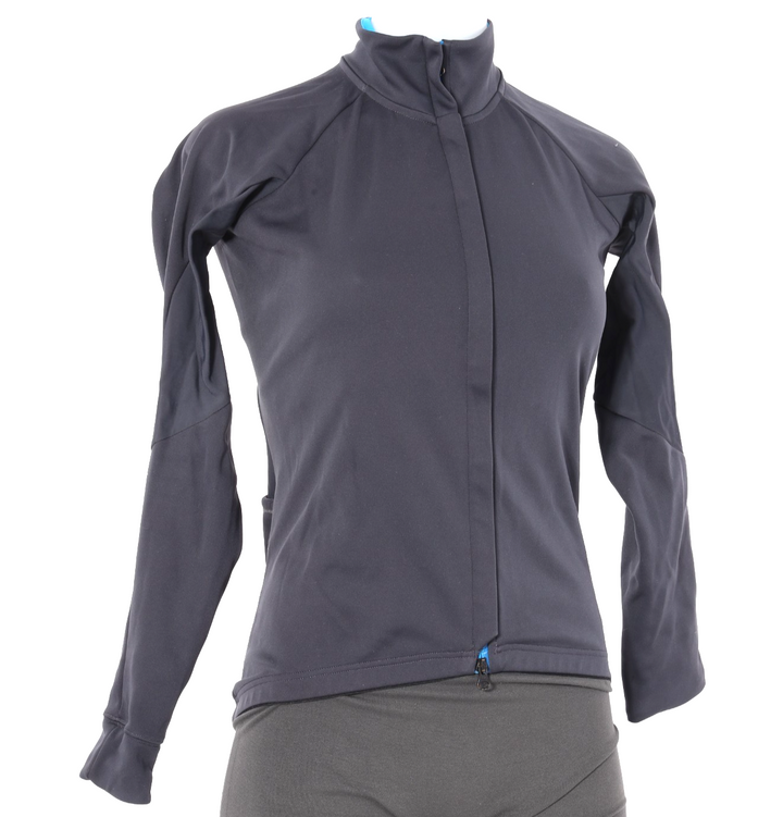 Velocio ES Insulated Cycling Jacket Women SMALL Gray Road Bike Gravel Mountain