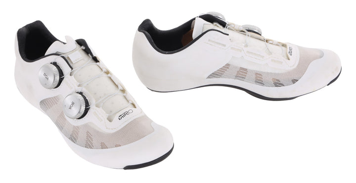 Giro Imperial II Carbon Road Bike Shoes EU 38 US Men 5.5 White 3 Bolt BOA Race